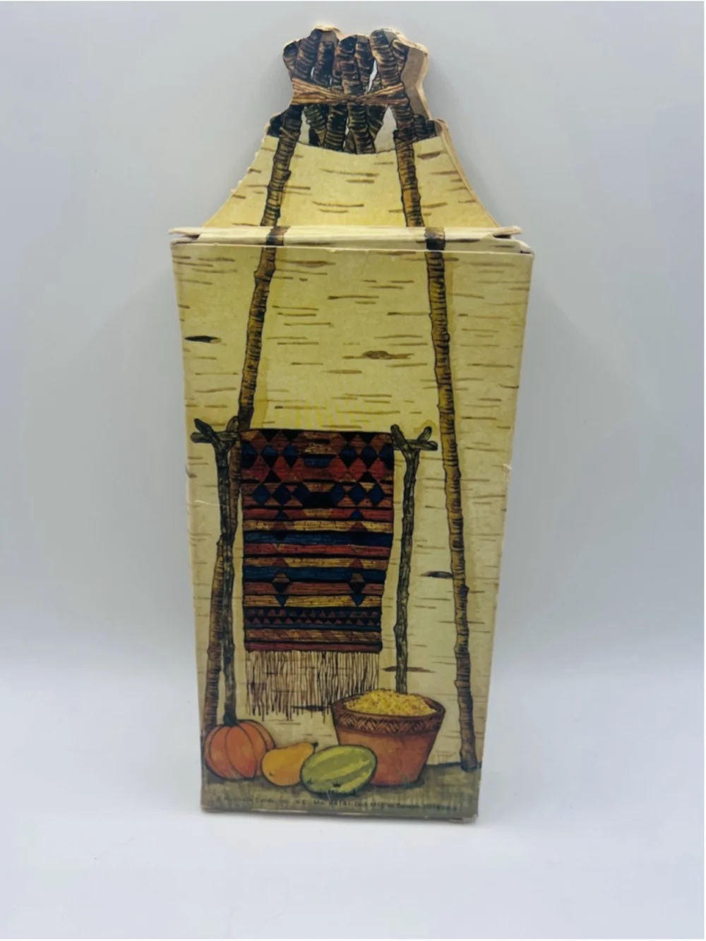 Vintage Hallmark Indian Maiden Holiday Doll Original Box Plymouth Thanksgiving